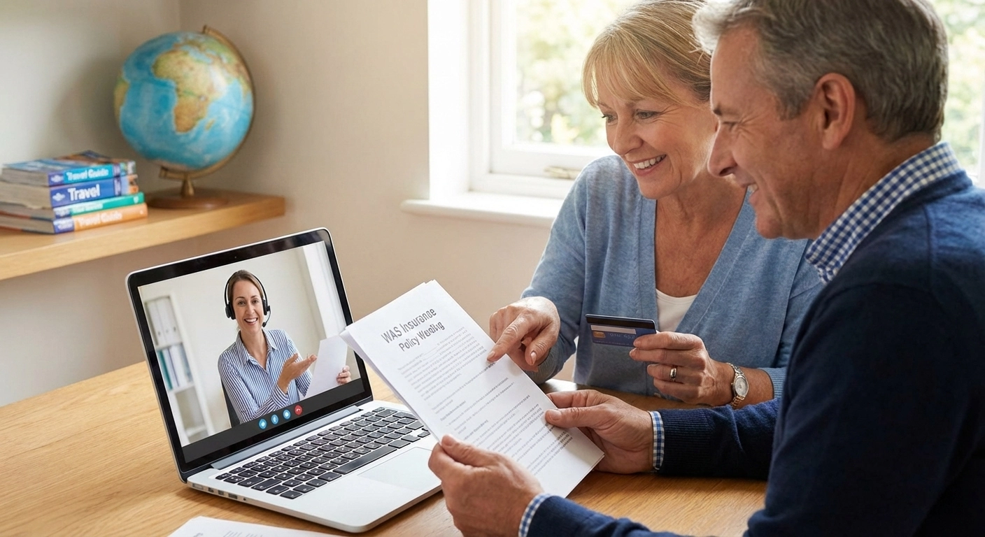Happy family at airport duplicate